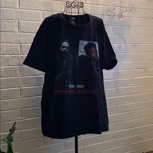 Post Malone and 21 Savage concert T-shirt
